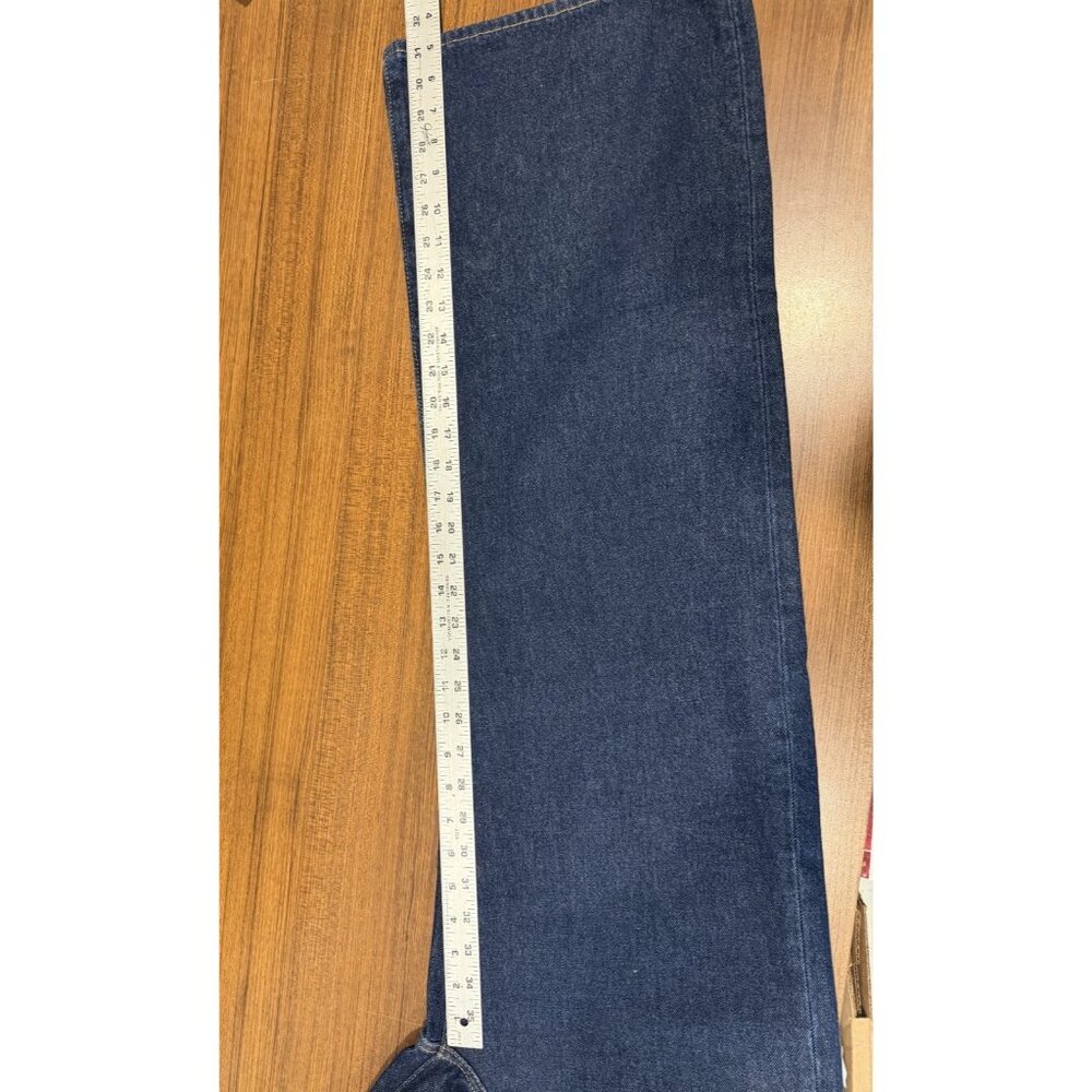 Levi premium denim Ribcage Wide Leg jeans Big E Sz 28 - Picture 7 of 12